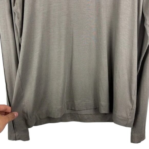 Akris Punto grey modal long sleeve sweater size 12 - Picture 4 of 9